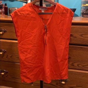 MICHAEL KORS zipper top 🧡 Wrinkles easily steamed out!